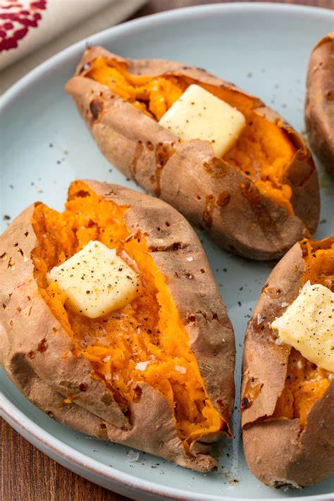 The No Fail Easy Baked Sweet Potatoes