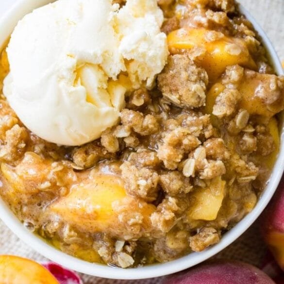 peach crisp