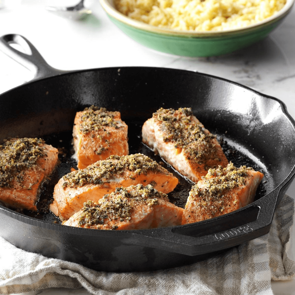 sage rubbed salmon